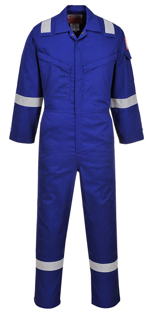 Araflame Silver Coverall Color: Royal Talla: 52 von Portwest