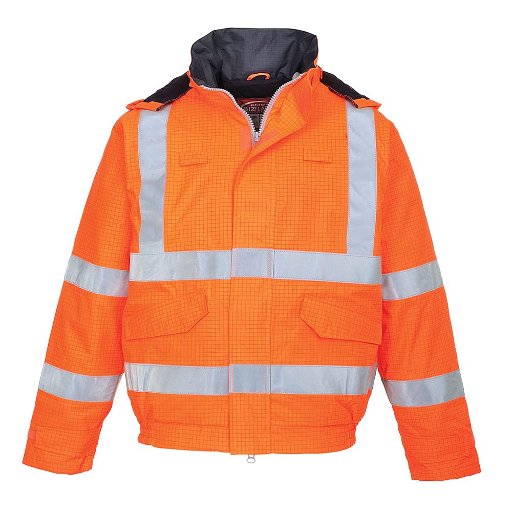 Portwest Bizflame Hi-Vis Bomber Jacket - Color: Orange - Talla: XSmall Portwest Bizflame Hi-Vis Bomber Jacket - Color: Orange - Talla: XSmall von Portwest