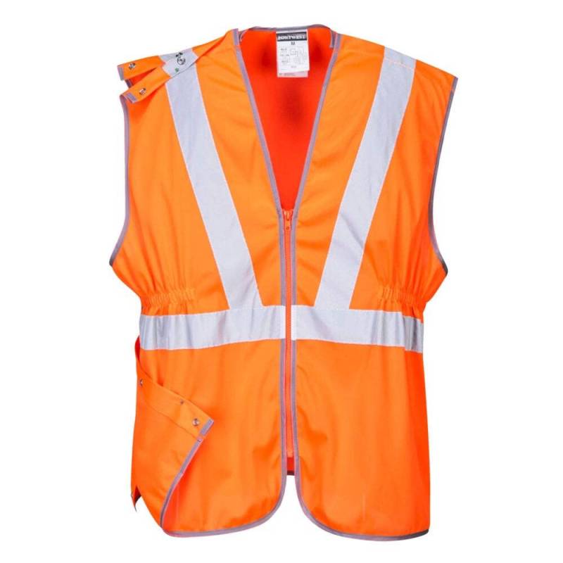Hi-Vis Long Vest RIS Color: Orange Talla: XL von Portwest