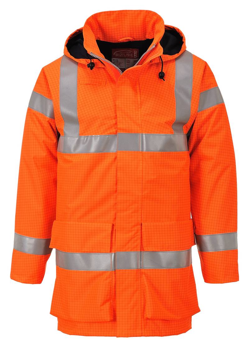 PORTWEST Bizflame FR Rain Jacket - Color: Orange - Talla: XXL von Portwest