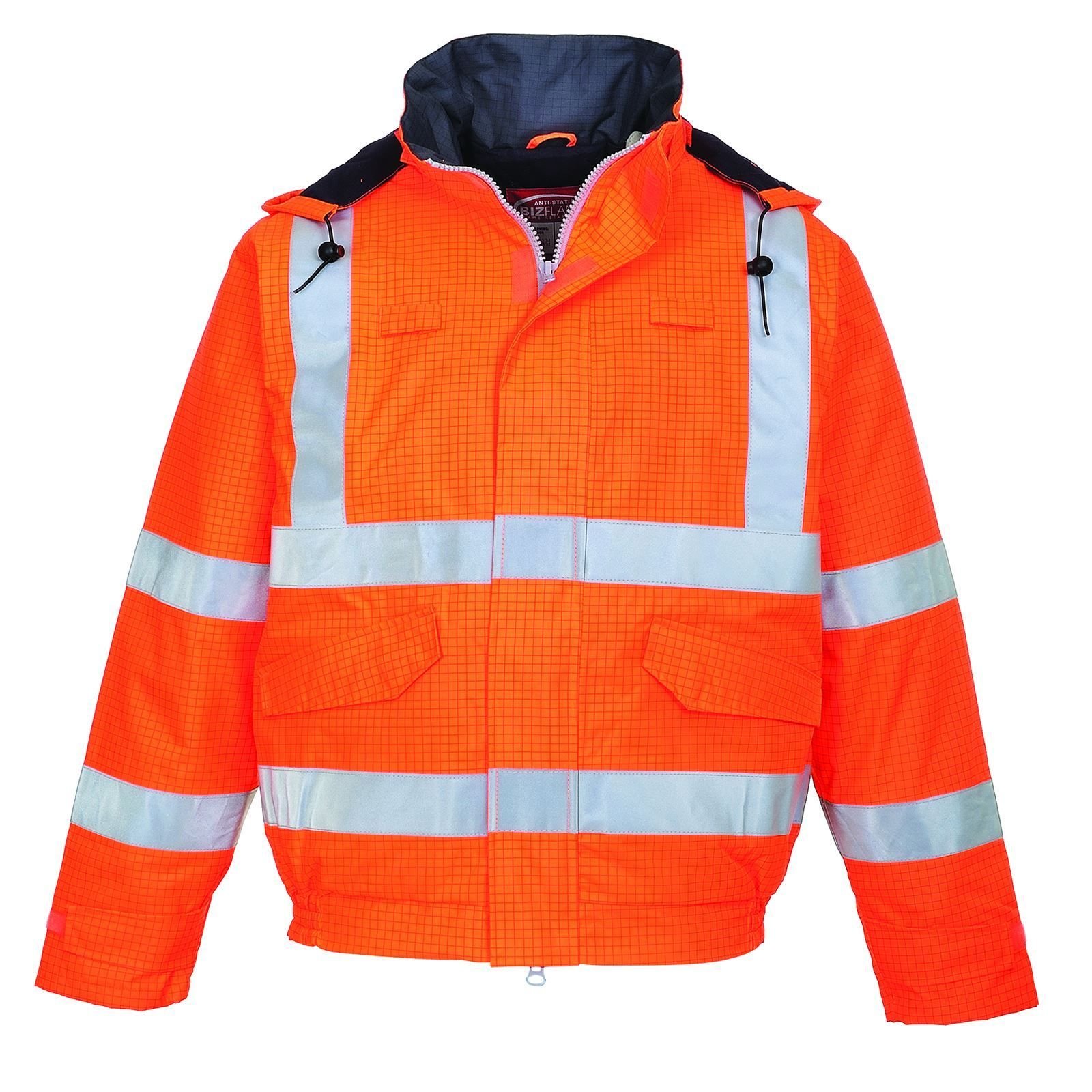 PORTWEST Bizflame Hi-Vis Bomber Jacket, colorOrange talla Large PORTWEST Bizflame Hi-Vis Bomber Jacket, colorOrange talla Large von Portwest