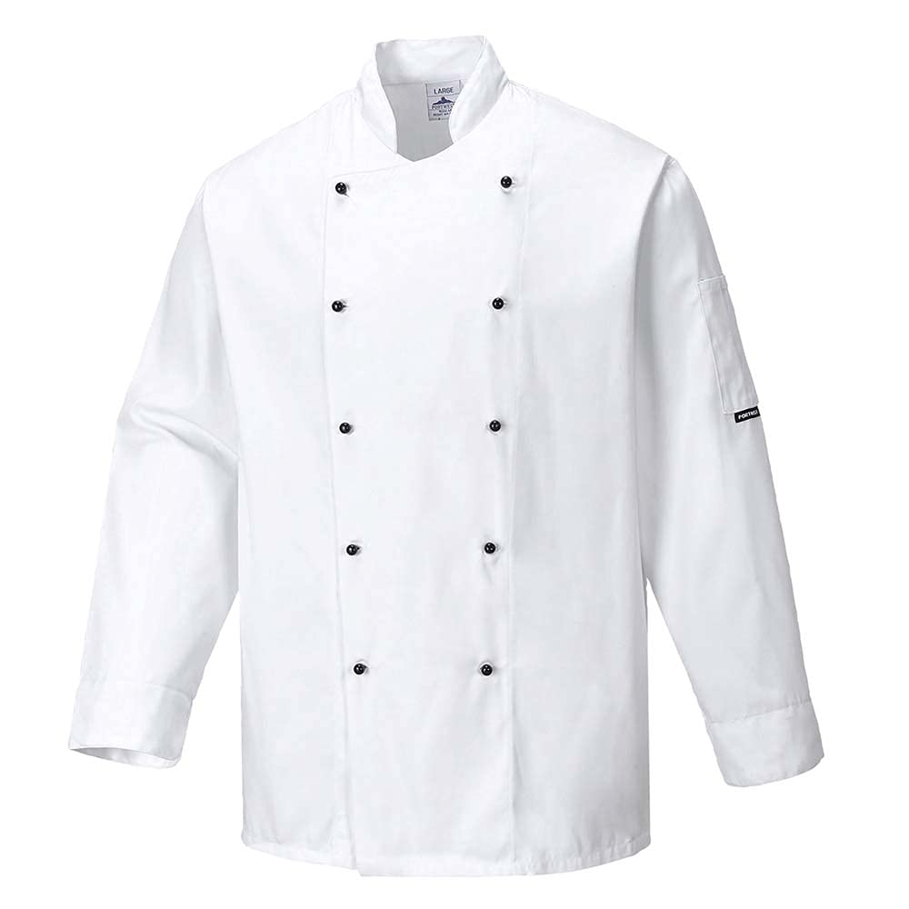 PORTWEST C834 - Somerset Kochjacke, 1 Stück, XS, Weiss, C834WHRXS PORTWEST C834 - Somerset Kochjacke, 1 Stück, XS, Weiss, C834WHRXS von PORTWEST