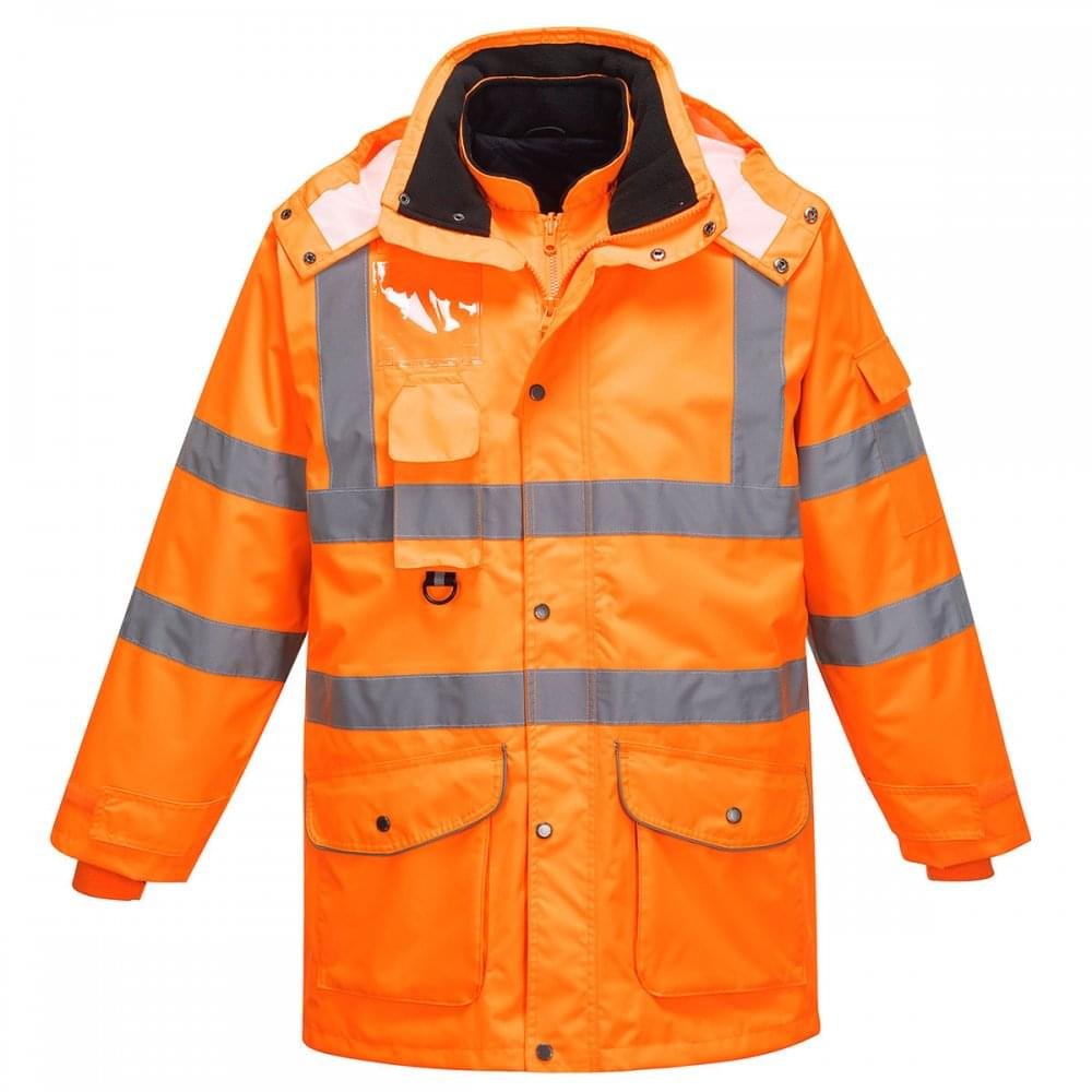 PORTWEST Hi-Vis 7-in-1 Jacket, colorOrange talla 4XL PORTWEST Hi-Vis 7-in-1 Jacket, colorOrange talla 4XL von Portwest