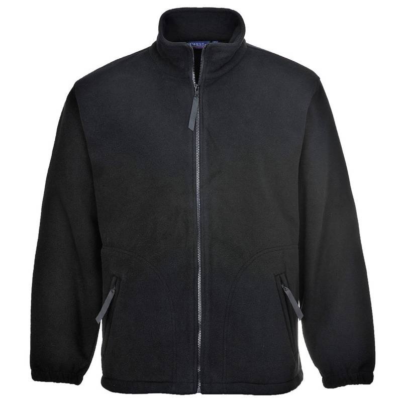 Portwest Argyll warme Fleecejacke, Größe: M, Farbe: Schwarz, F400BKRM von Portwest