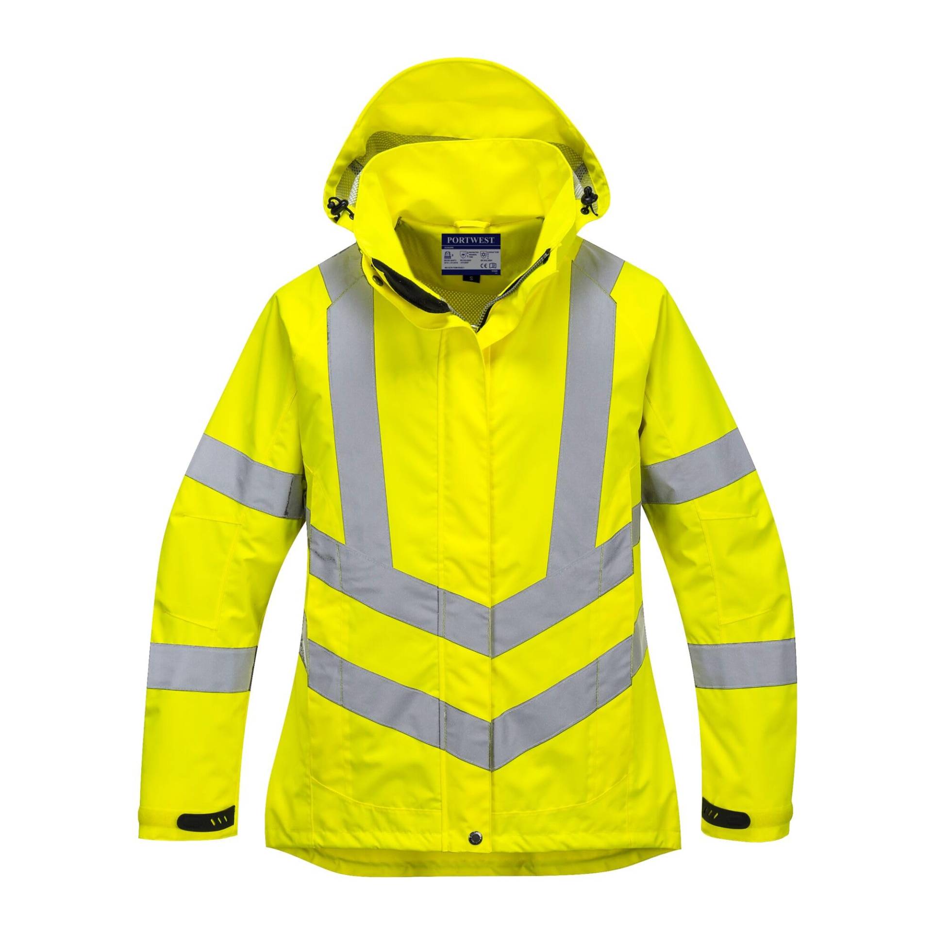 Portwest Atmungsaktive Warnschutzjacke für Damen, Größe: L, Farbe: Gelb, LW70YERL Portwest Atmungsaktive Warnschutzjacke für Damen, Größe: L, Farbe: Gelb, LW70YERL von Portwest