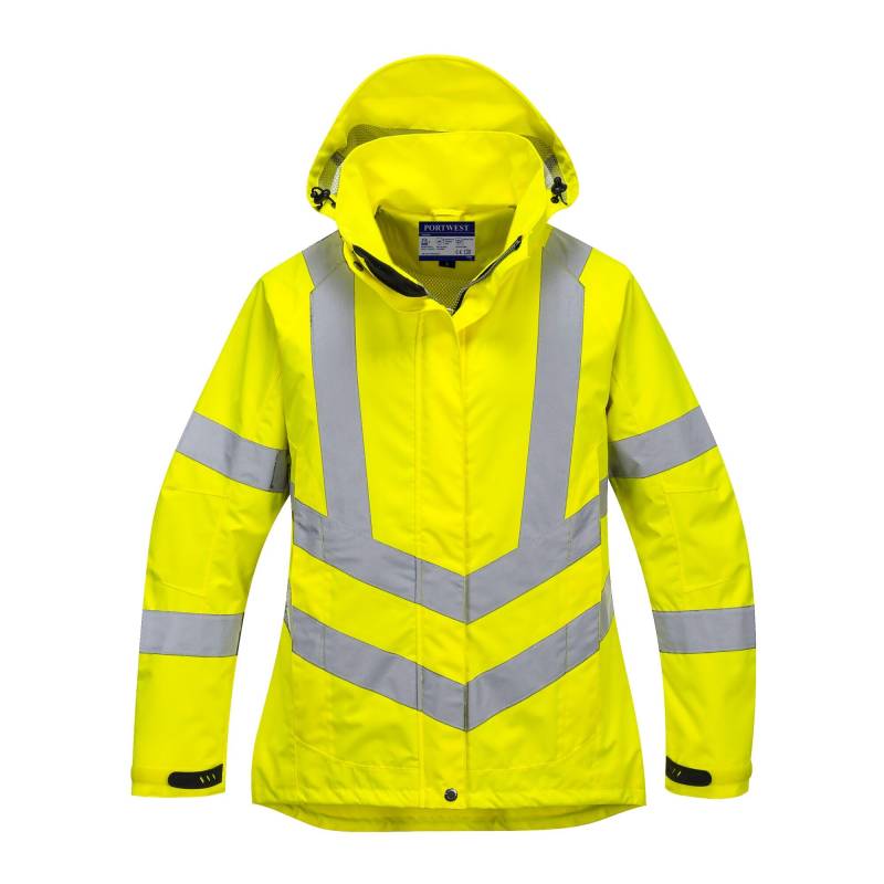 Portwest Atmungsaktive Warnschutzjacke für Damen, Größe: S, Farbe: Gelb, LW70YERS von Portwest