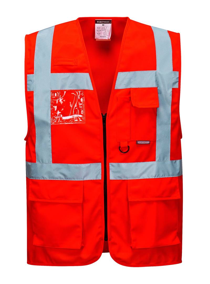 Portwest BERLIN EXEKUTIV WESTE, Größe: XXXL, Farbe: Rot, S476RERXXXL von Portwest