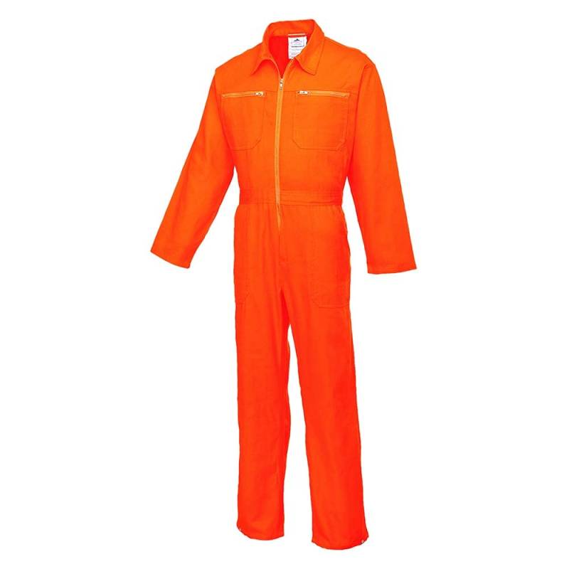 Portwest Baumwoll Overall, Größe: S, Farbe: Orange, C811ORRS von Portwest