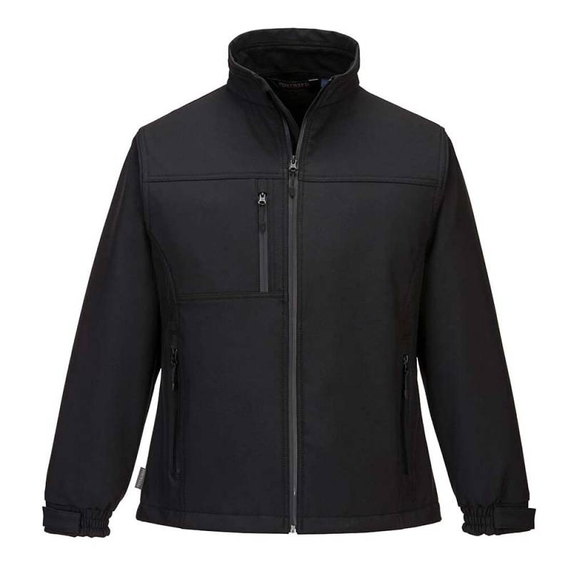 Portwest Charlotte Damen Softshelljacke (3L), Größe: XS, Farbe: Schwarz, TK41BKRXS von Portwest