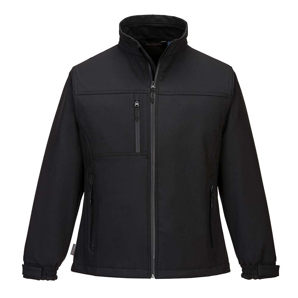 Portwest Charlotte Damen Softshelljacke (3L), Größe: XS, Farbe: Schwarz, TK41BKRXS von Portwest