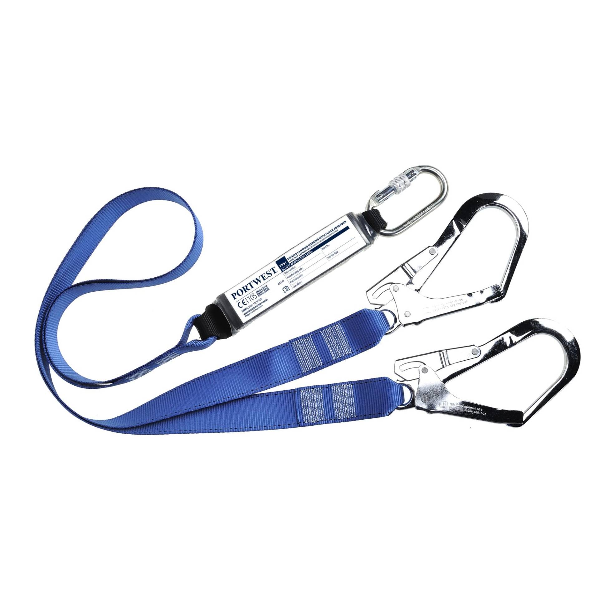 Portwest Doppeltes Haltelband mit Bandfalldämpfer aus Polyestergewebe , Größe: Einheitsgröße, Farbe: Königsblau, FP51RBR Portwest Doppeltes Haltelband mit Bandfalldämpfer aus Polyestergewebe , Größe: Einheitsgröße, Farbe: Königsblau, FP51RBR von Portwest