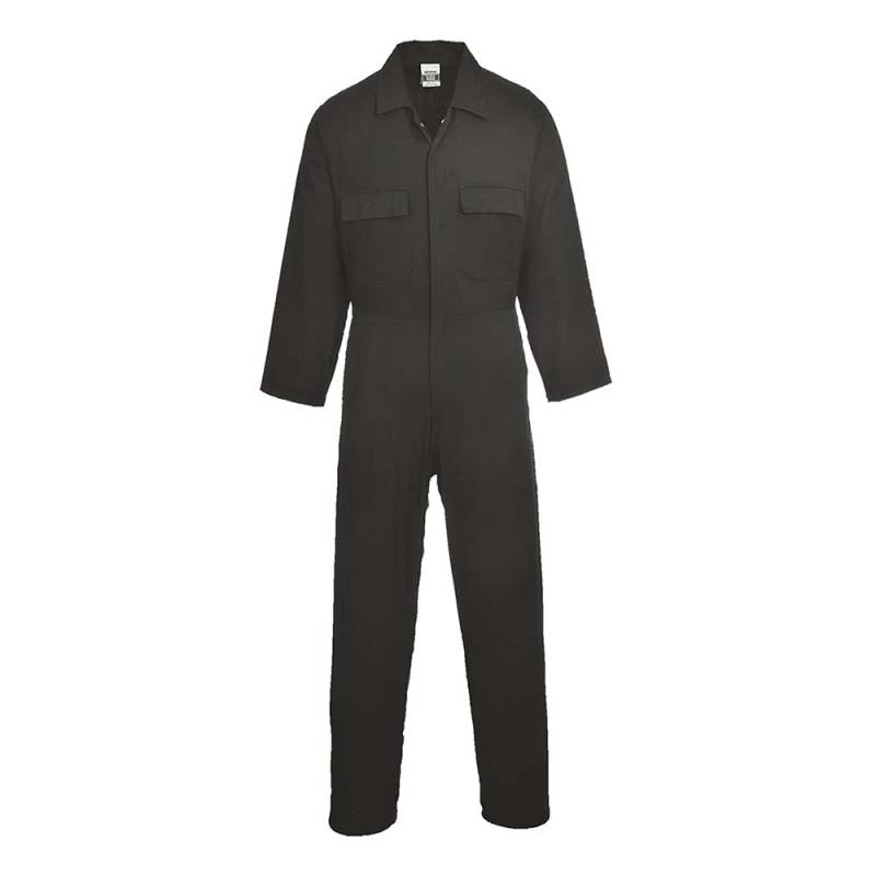 Portwest Euro Baumwoll Overall, Größe: L, Farbe: Schwarz, S998BKRL von Portwest