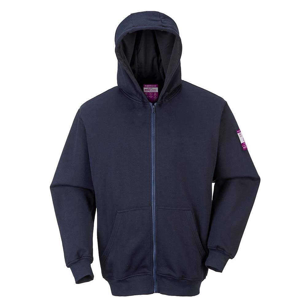 Portwest FR Hooded Zip Sweatshirt Color: Navy Talla: XXL Portwest FR Hooded Zip Sweatshirt Color: Navy Talla: XXL von Portwest