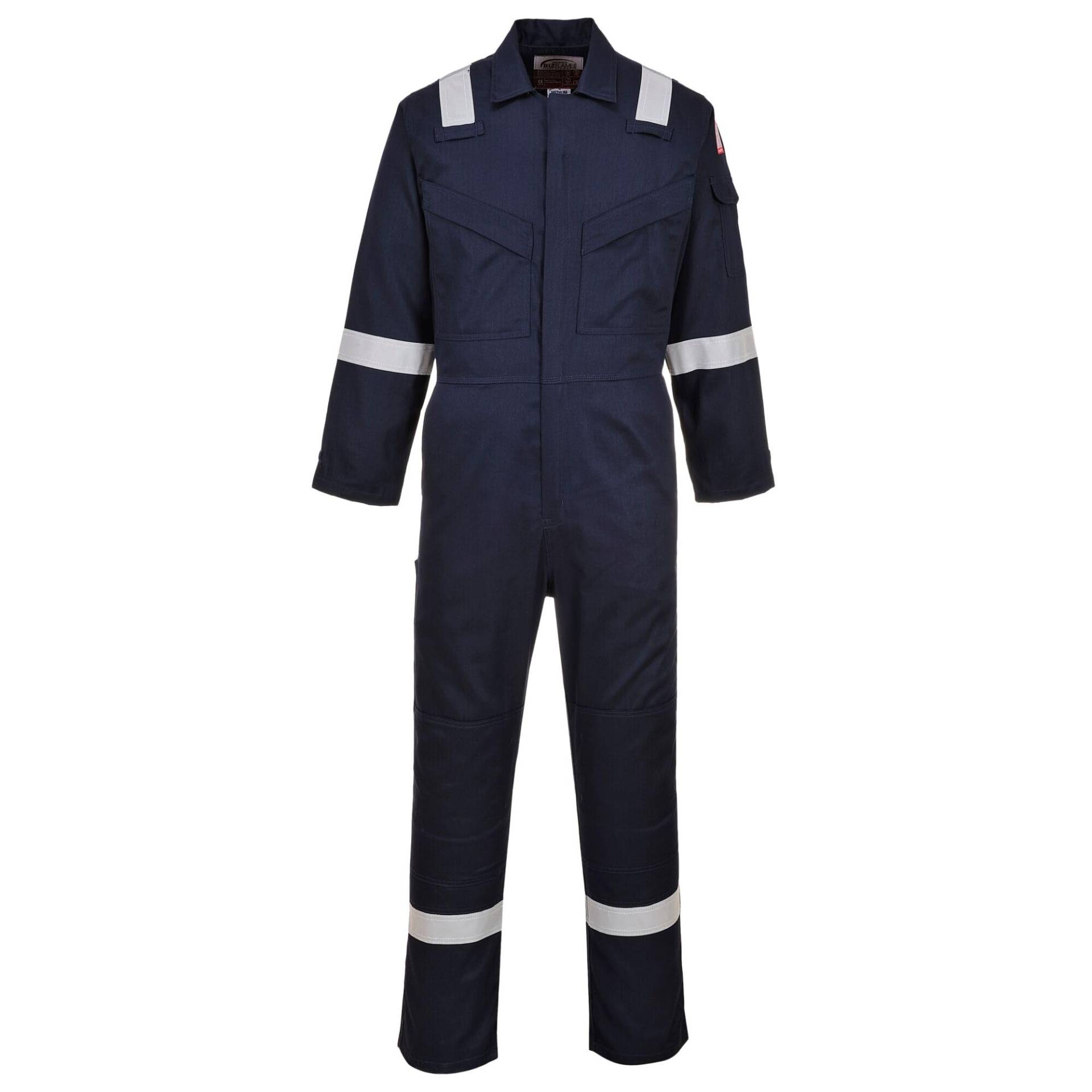Portwest FR21 Leichter Anti-Statik Flammenresistenter Overall 210g Marine, XL Portwest FR21 Leichter Anti-Statik Flammenresistenter Overall 210g Marine, XL von Portwest