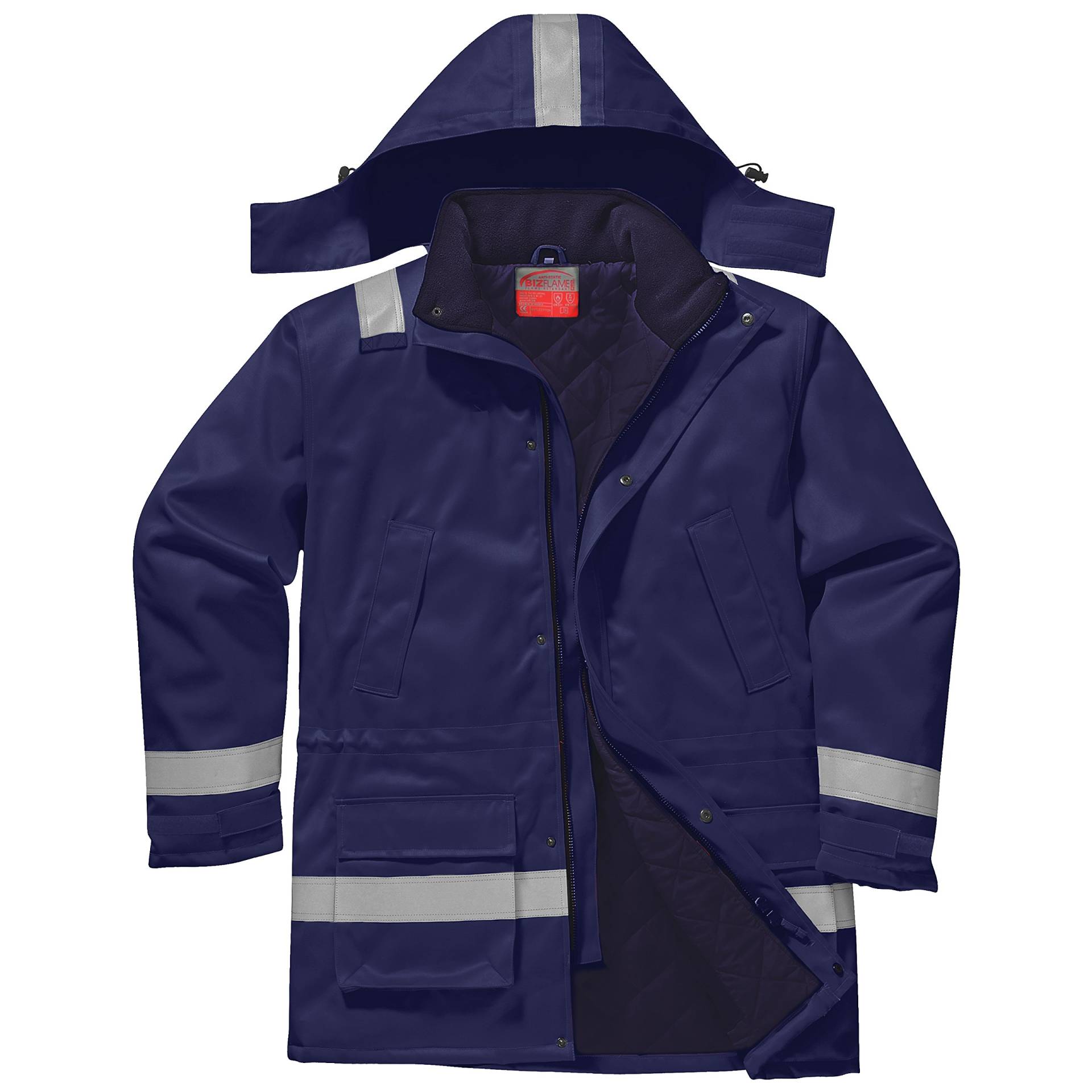 Portwest Flammhemmende Antistatik Winterjacke , Größe: XL, Farbe: Marine, FR59NARXL Portwest Flammhemmende Antistatik Winterjacke , Größe: XL, Farbe: Marine, FR59NARXL von Portwest