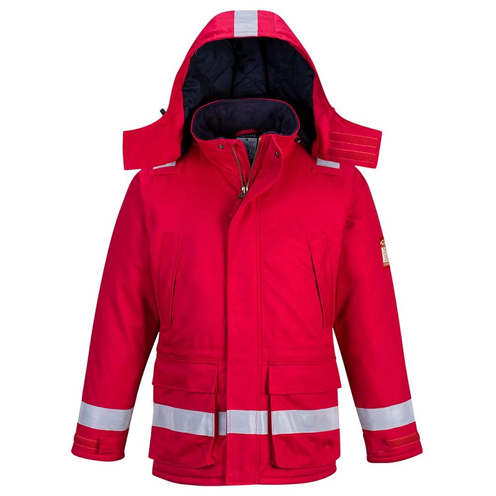 Portwest Flammhemmende Antistatik Winterjacke , Größe: XXXL, Farbe: Rot, FR59RERXXXL Portwest Flammhemmende Antistatik Winterjacke , Größe: XXXL, Farbe: Rot, FR59RERXXXL von Portwest