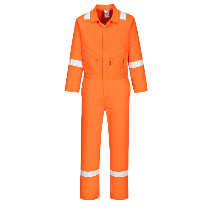Portwest Iona Baumwoll Overall, Größe: 6XL, Farbe: Orange, C814ORR6XL von Portwest