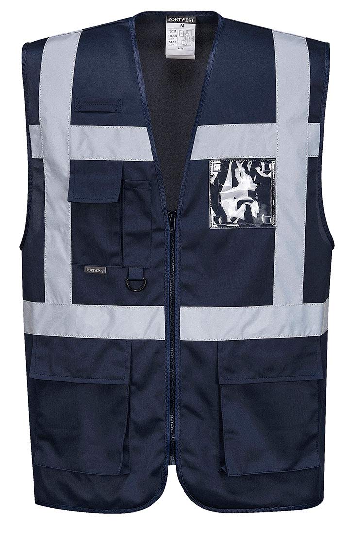 Portwest Iona Exekutiv Weste, Größe: L, Farbe: Marine, F476NARL von Portwest
