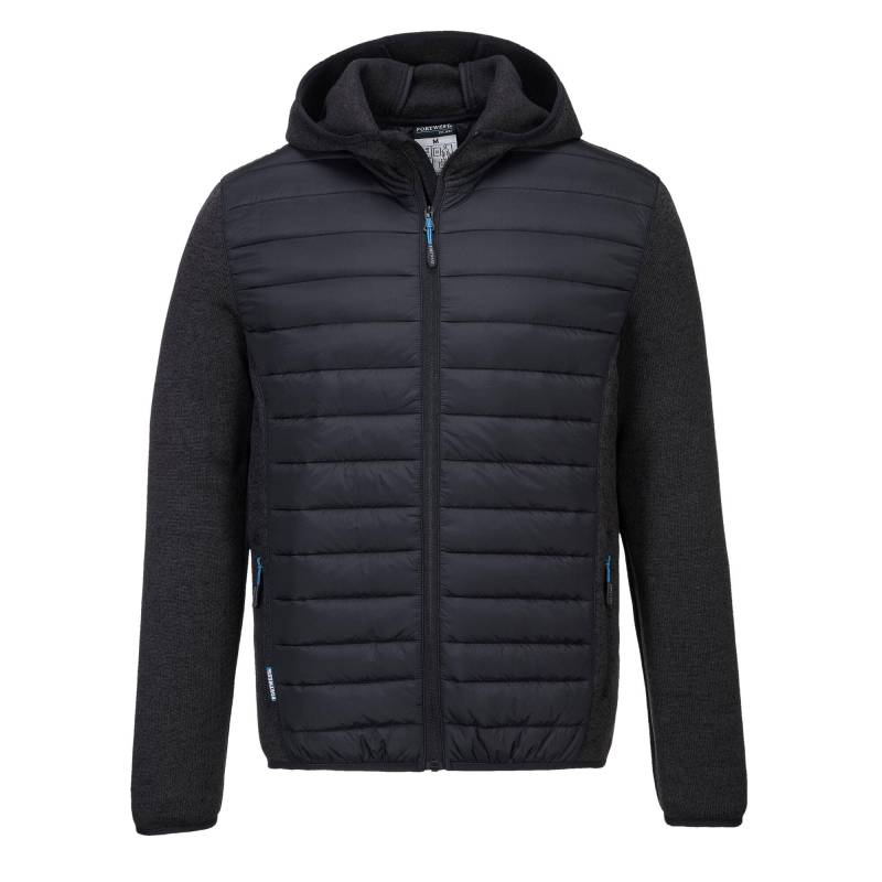 Portwest KX3 Hybrid Steppjacke, Größe: S, Farbe: Grau Marl, T832GMRS von Portwest