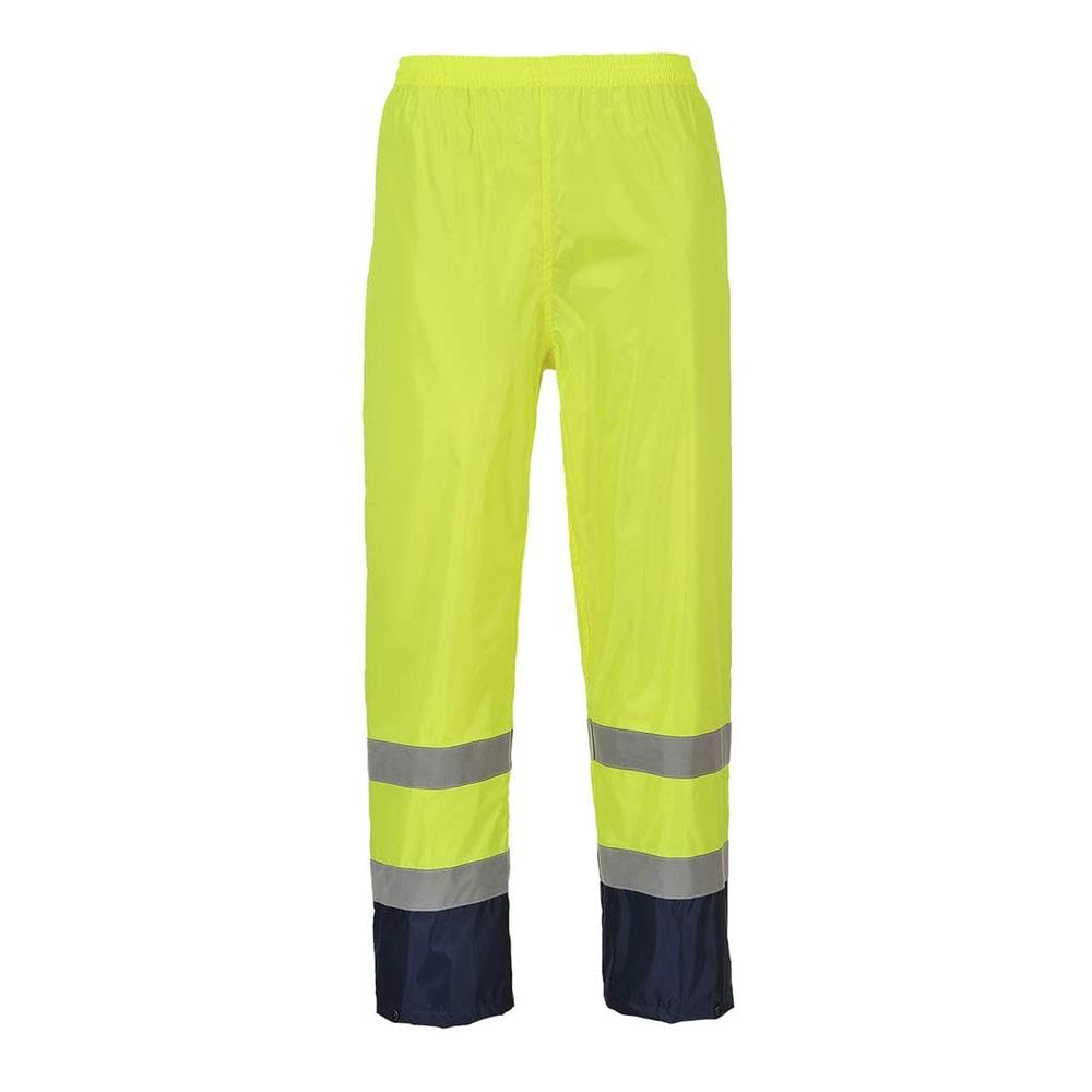 Portwest Klassische Kontrast Warnschutz-Regenhose, Größe: L, Farbe: Gelb/Marine, H444YNRL Portwest Klassische Kontrast Warnschutz-Regenhose, Größe: L, Farbe: Gelb/Marine, H444YNRL von Portwest