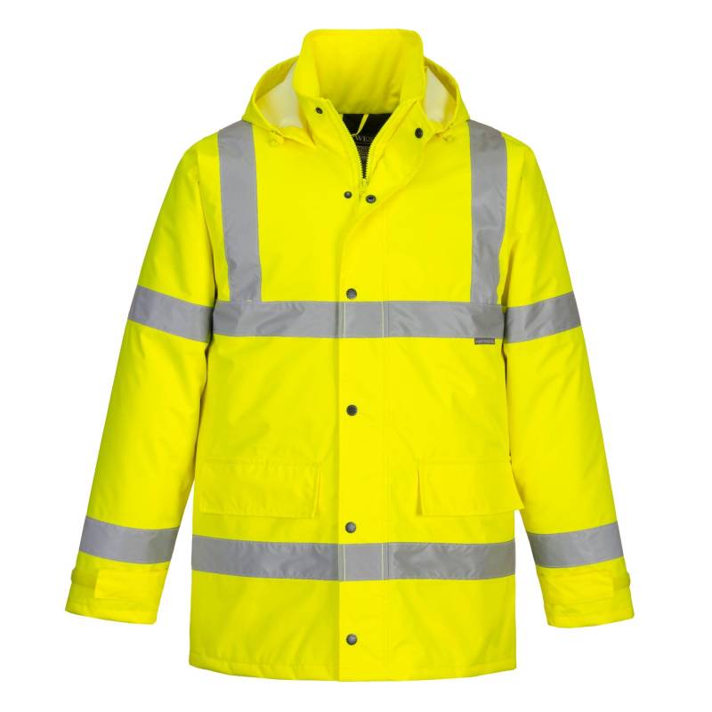 Portwest S460 Wasserdichte Komfort Hi-Vis Winter-Verkehrsjacke Gelb, 8XL von Portwest