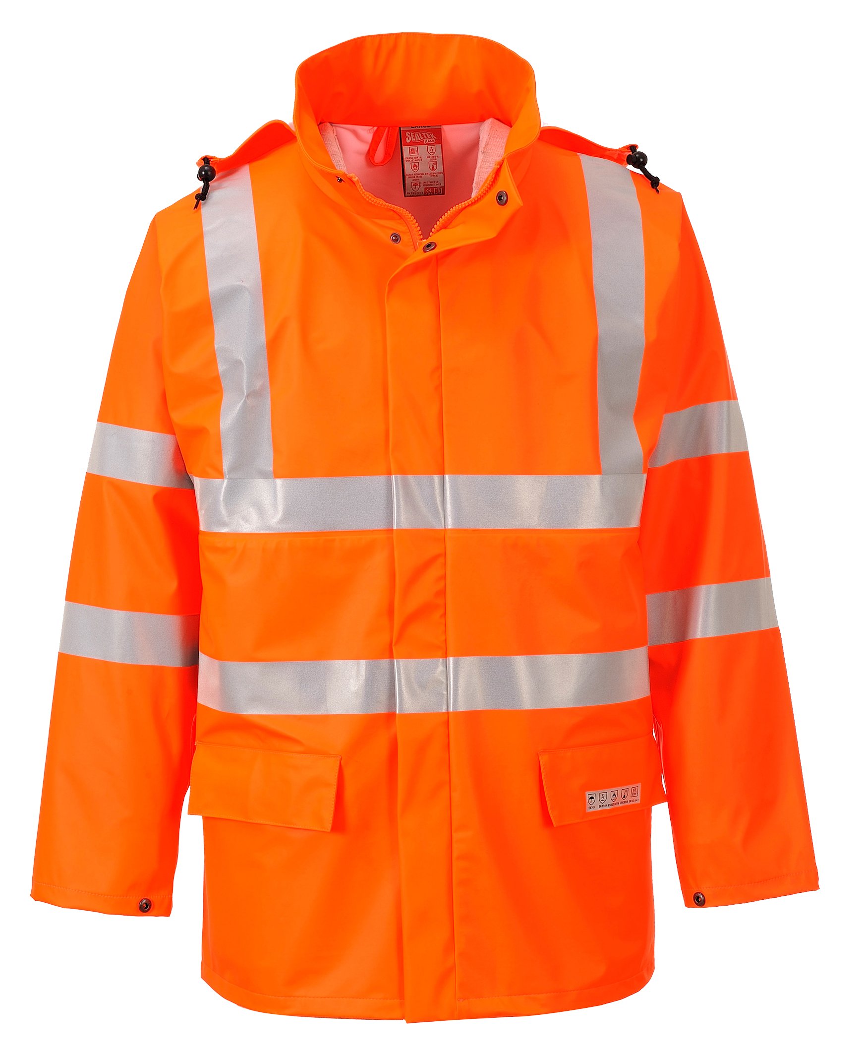 Portwest Sealtex Flame Hi-Vis Jacket, colorOrange talla Large Portwest Sealtex Flame Hi-Vis Jacket, colorOrange talla Large von Portwest