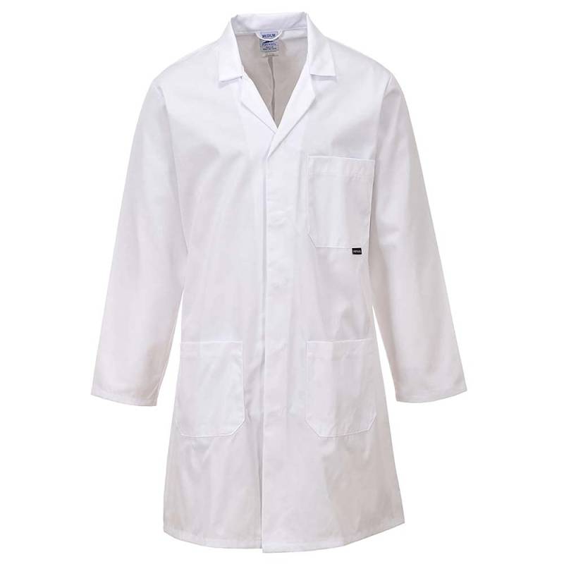 Portwest Standard-Kittel. Farbe: Weiß. Größe: XL. C852WHRXL. von Portwest