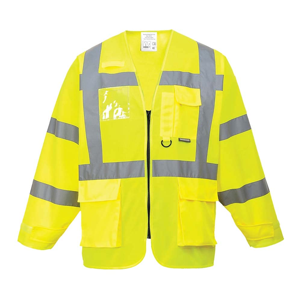 Portwest Warnschutz-Jacke Executive , Größe: XXL, Farbe: Gelb, S475YERXXL Portwest Warnschutz-Jacke Executive , Größe: XXL, Farbe: Gelb, S475YERXXL von Portwest