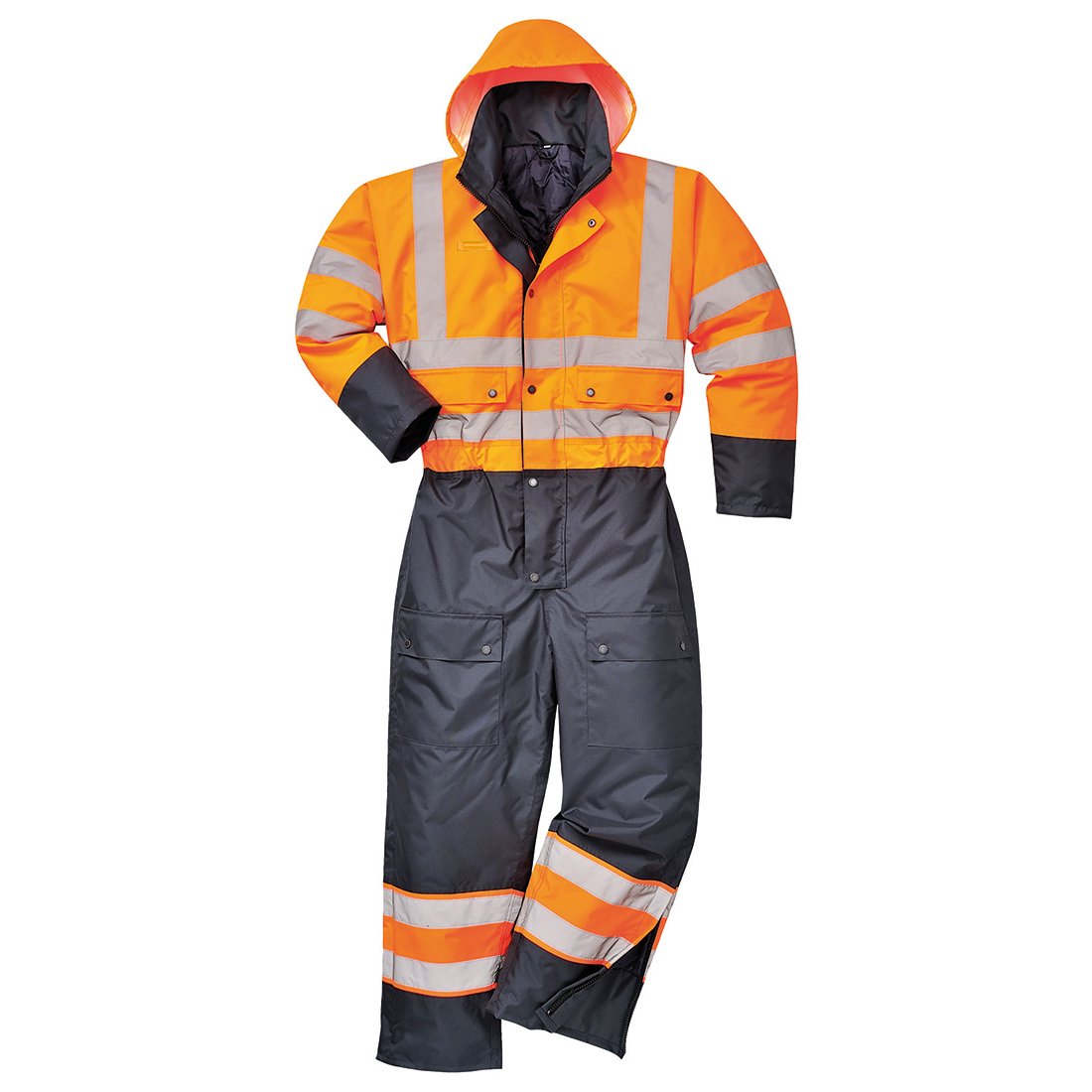 Portwest Warnschutz Kontrast Overall - gefüttert , Größe: S, Farbe: Orange/Marine, S485ONRS Portwest Warnschutz Kontrast Overall - gefüttert , Größe: S, Farbe: Orange/Marine, S485ONRS von Portwest