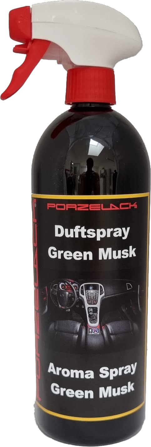 Porzelack DUFTSPRAY/Raumspray/Lufterfrischer Green Musk, (1 Liter) von Porzelack