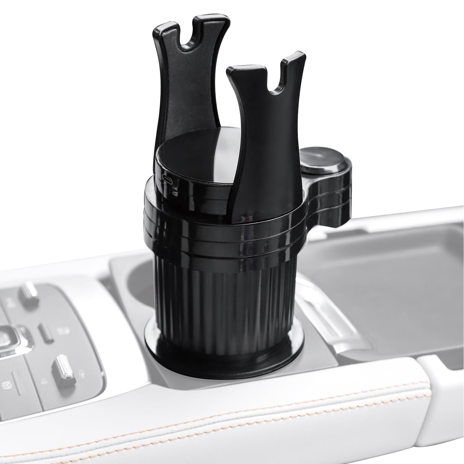Auto Cup Halter Erweiterung | Erweiterbarer Cup Halter Für Auto,Getränkehalter Organizer Mit Ladestation Für Die Meisten Smartphones Auto Cup Halter Erweiterung | Erweiterbarer Cup Halter Für Auto,Getränkehalter Organizer Mit Ladestation Für Die Meisten Smartphones von Poupangke