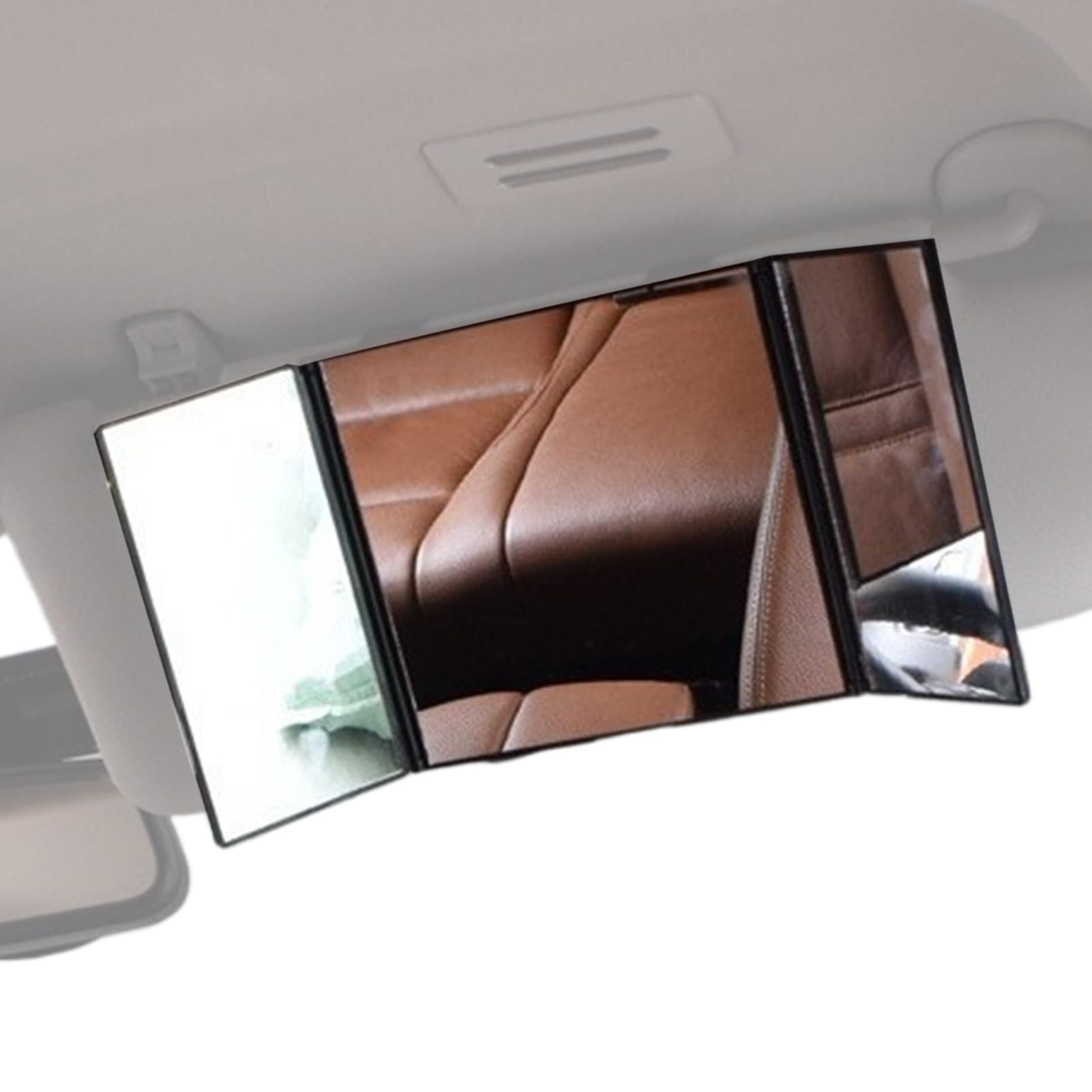 Auto Sonnenschutzspiegel,Dreifach Klappbar Innenraum Spiegel | Klappbarer Schminkhelfer Mit Ästhetischem Design Für Mädchen Frauen Auto Reisen Auto Sonnenschutzspiegel,Dreifach Klappbar Innenraum Spiegel | Klappbarer Schminkhelfer Mit Ästhetischem Design Für Mädchen Frauen Auto Reisen von Poupangke