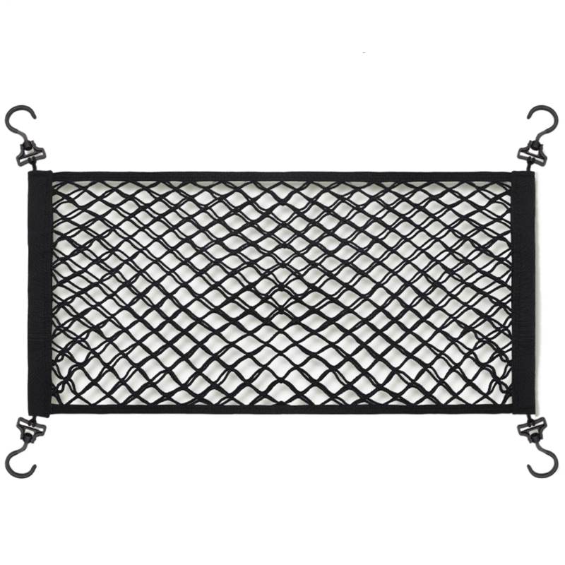 Kleines Frachtnetz | Gartenwagen Abdecknetz | Elastisch Heavy Duty und Faltbar Camping Zubehör für Trolley Garten Outdoor von Poupangke