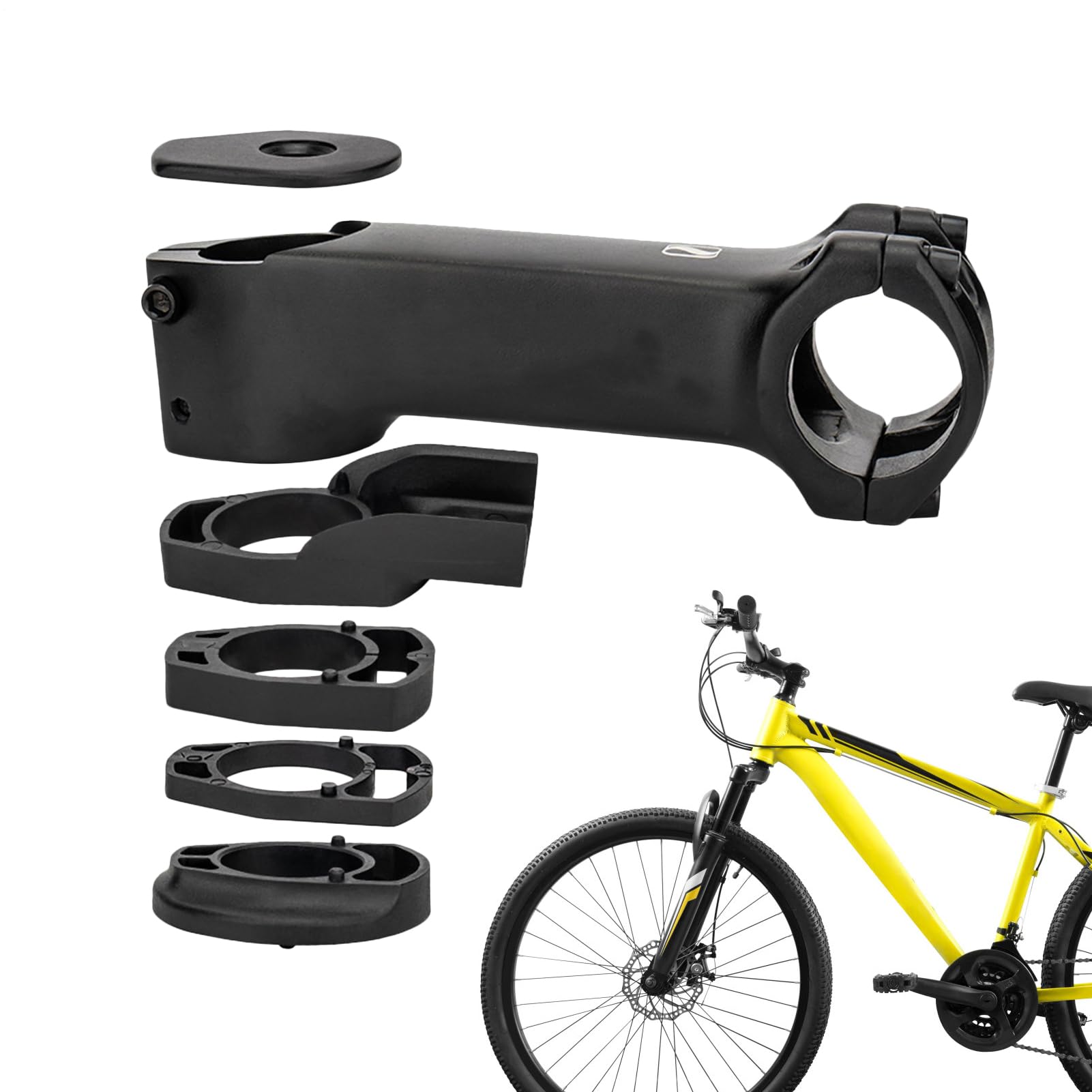 Lenkvorbau - Aluminiumlegierung Rennrad Vorbau | 7 Grad Verstellbar, & Rennrad Komponente für Upgrade und Wartung Lenkvorbau - Aluminiumlegierung Rennrad Vorbau | 7 Grad Verstellbar, & Rennrad Komponente für Upgrade und Wartung von Poupangke