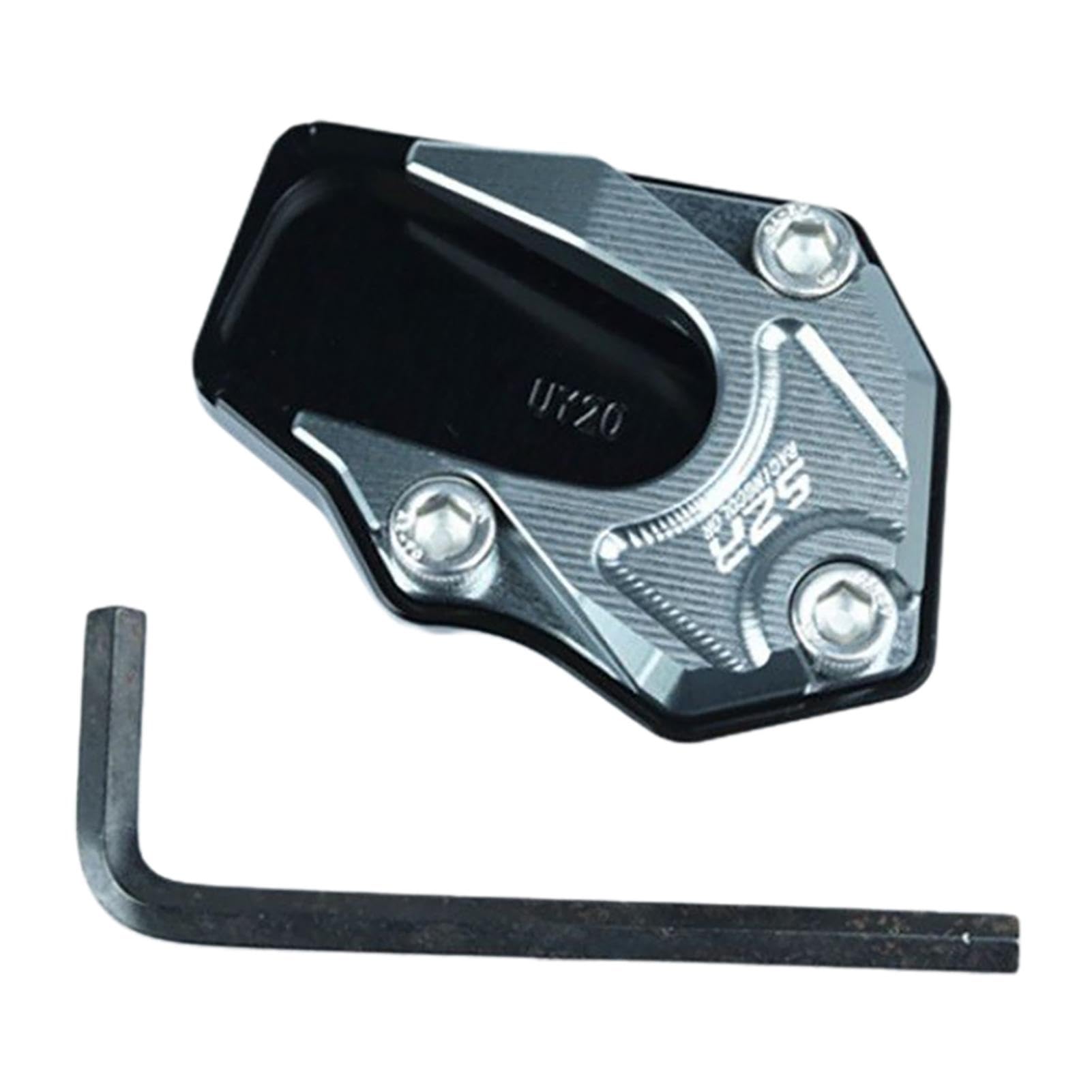 Motorrad-Ständer-Pad, Aluminiumlegierung, Motorradständer, Fuß-Seitenhalterung, Verlängerungspads, rutschfeste Seitenhalterung, Motorradstütze für verbesserte Stabilität Motorrad-Ständer-Pad, Aluminiumlegierung, Motorradständer, Fuß-Seitenhalterung, Verlängerungspads, rutschfeste Seitenhalterung, Motorradstütze für verbesserte Stabilität von Poupangke