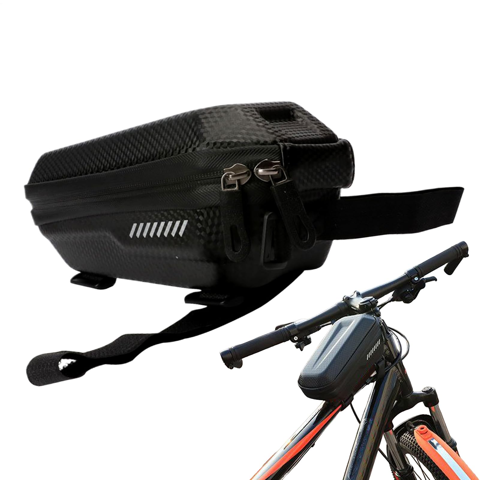 Oberrohr-Fahrradtasche, Oberrohr-Aufbewahrungstasche, Fahrradzubehör, wasserdichte Aufbewahrungstaschen für Werkzeuge, Schlüssel, Smartphones, Reisezubehör Oberrohr-Fahrradtasche, Oberrohr-Aufbewahrungstasche, Fahrradzubehör, wasserdichte Aufbewahrungstaschen für Werkzeuge, Schlüssel, Smartphones, Reisezubehör von Poupangke
