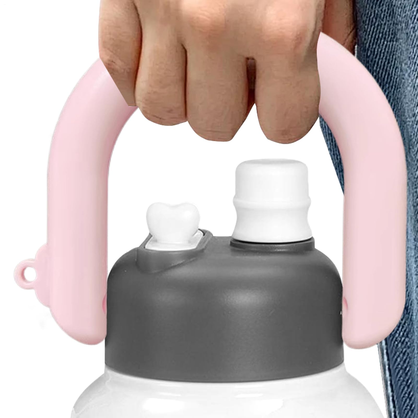 Wasserflasche Deckel Griff,Tragergriff Für Wasserkrüge - Tragbarer Leichter Zubehörgriff Für Reisen Fitness Pendeln Camping Wasserflasche Deckel Griff,Tragergriff Für Wasserkrüge - Tragbarer Leichter Zubehörgriff Für Reisen Fitness Pendeln Camping von Poupangke