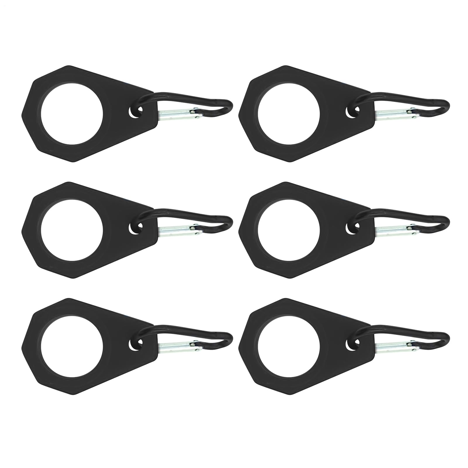Wasserflaschenschnallehalter, Wasserflaschenclip,Flaschen Carabiner Clip | Set von 6 Silikon -Trinkbehälter, die Schnalle mit Carabiner zum Wandern transportieren Wasserflaschenschnallehalter, Wasserflaschenclip,Flaschen Carabiner Clip | Set von 6 Silikon -Trinkbehälter, die Schnalle mit Carabiner zum Wandern transportieren von Poupangke