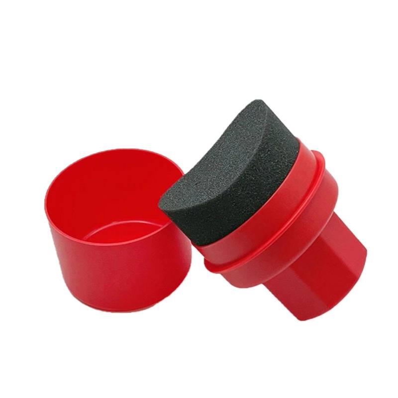 Tire Dressing Applicator Pad Applikator Bürste Reifen Detailing Pinsel Autoreifen Bürste Professionelle Reifenpflege Reifenglanz-Applikator-Pads Applikator-Bürste Für Reifenglanz Ergonomische von Povanjer