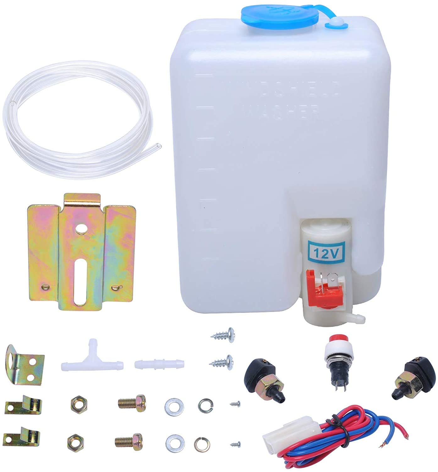 12V Universal Auto Scheibenwaschanlage Pumpe Kit Für Autos Schiff Marine von Poweka von Poweka