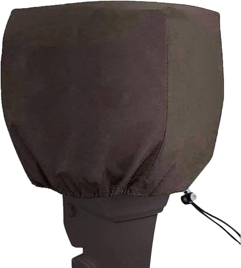 Außenborder Abdeckung 100-225 PS, Boot Motor Abdeckung Außenbordmotor Abdeckung, wasserdichte Bootsschutzbedeckung (74x46x74cm) von Poweka