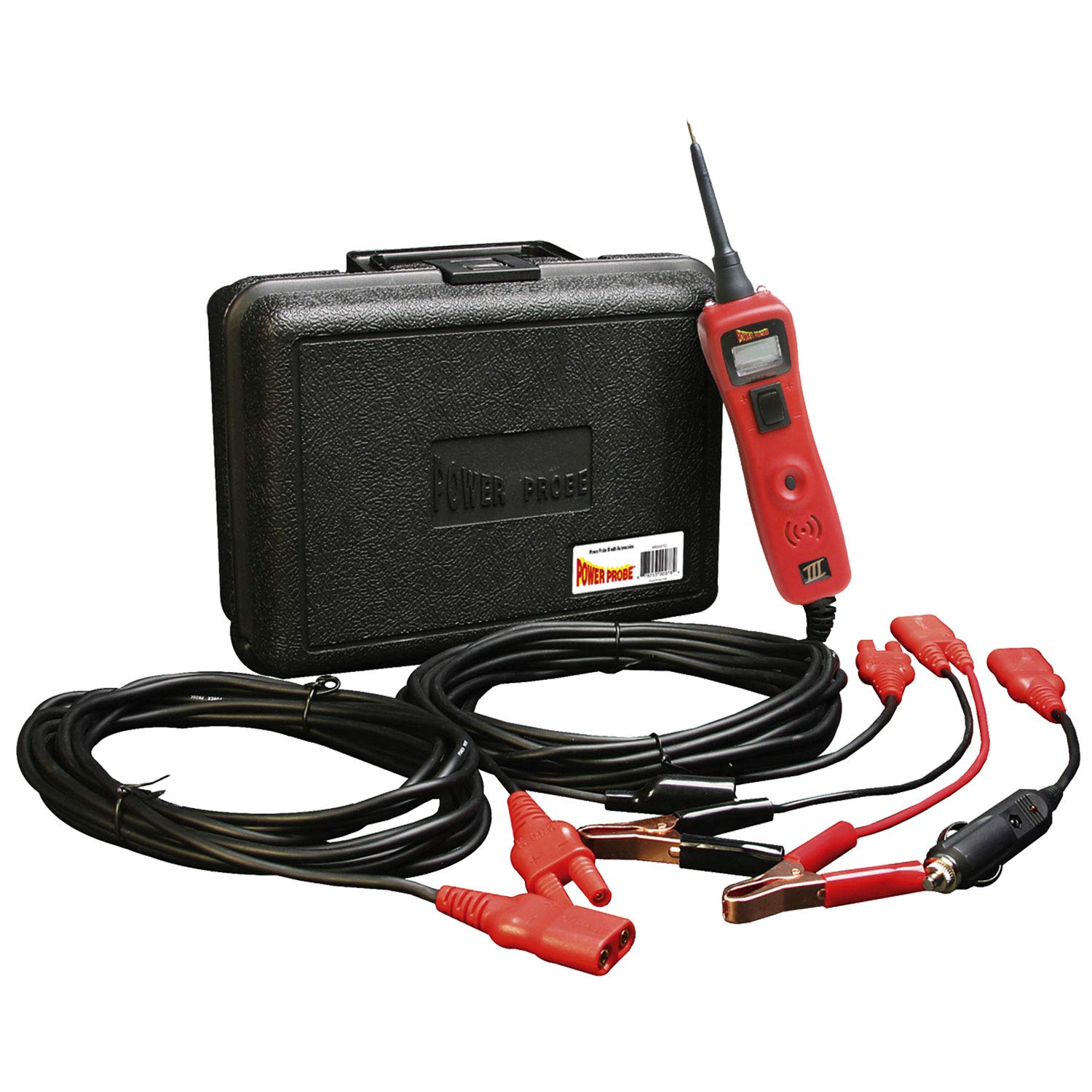 Power Probe 3 Stromsonde Automotive Electrical Circuit Tester Car Tool mit Zubehör Automechaniker Werkstatt 12-24V Digitalmultimeter Aktiviert Komponenten durch die Bereitstellung von Strom und Masse und überprüfen ihre Kontinuität PP319FTCRED Power Probe 3 Stromsonde Automotive Electrical Circuit Tester Car Tool mit Zubehör Automechaniker Werkstatt 12-24V Digitalmultimeter Aktiviert Komponenten durch die Bereitstellung von Strom und Masse und überprüfen ihre Kontinuität PP319FTCRED von Power Probe