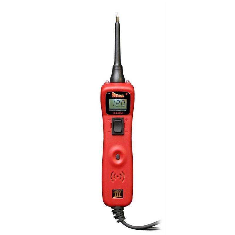 Power Probe 3 Stromsonde Automotive Electrical Circuit Tester Car Tool Automechaniker Werkstatt 12-24V Digitalmultimeter Aktiviert Komponenten durch die Bereitstellung von Strom und Masse PP3CSRED von Power Probe