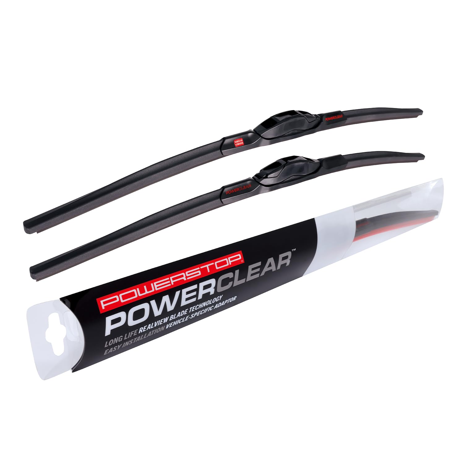 PowerClear by PowerStop Scheibenwischerblätter-Set, vorne 38,1 cm + 38,1 cm, J-Haken Typ für Jeep Wrangler 2007 2008 2009 2010 2011 2012 2013 2014 2015 2016 2017 PowerClear by PowerStop Scheibenwischerblätter-Set, vorne 38,1 cm + 38,1 cm, J-Haken Typ für Jeep Wrangler 2007 2008 2009 2010 2011 2012 2013 2014 2015 2016 2017 von Power Stop