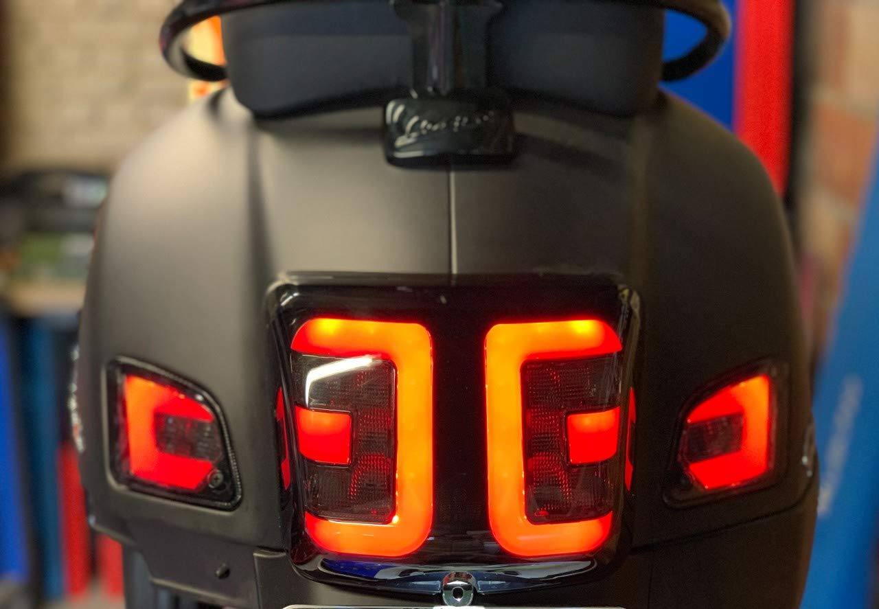 LED Rücklicht getönt für Vespa GTS, GTS Super 125-300 ccm von power1