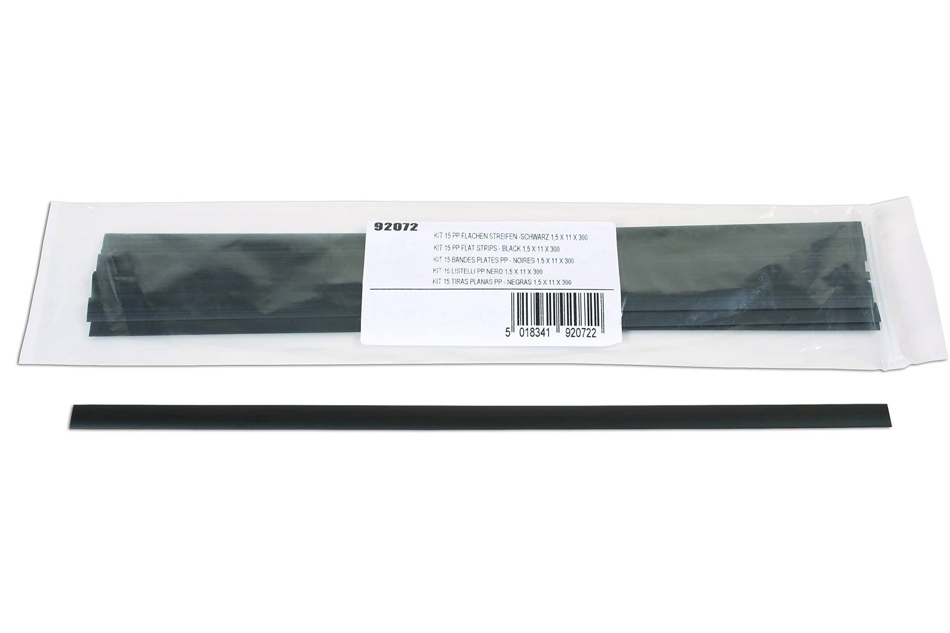 Power-TEC 92072 PP Flat Black Strips 11mm 15pc Power-TEC 92072 PP Flat Black Strips 11mm 15pc von PowerTec