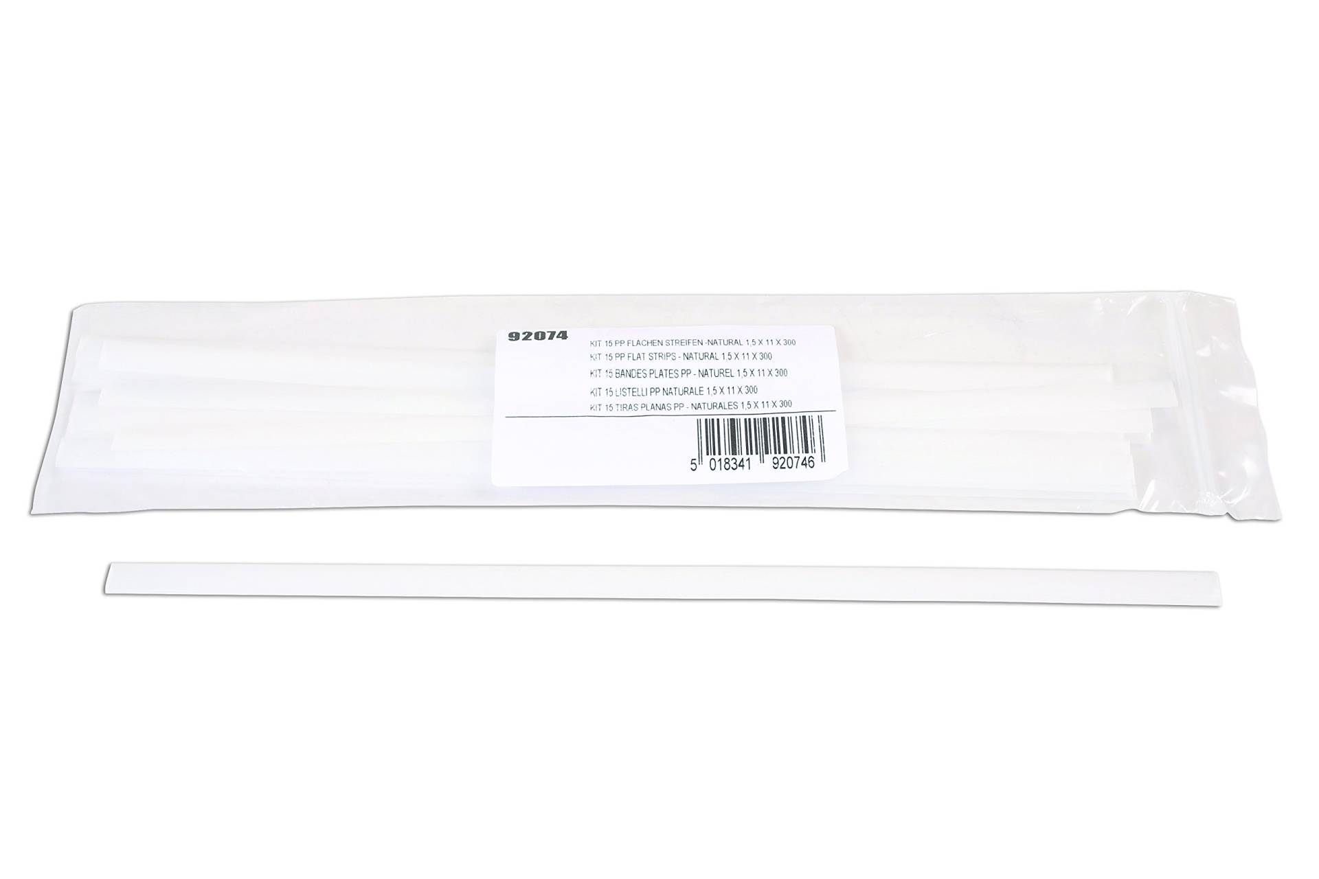 Power-TEC 92074 PP Flat Natural Strips 11mm 15pc Power-TEC 92074 PP Flat Natural Strips 11mm 15pc von PowerTec