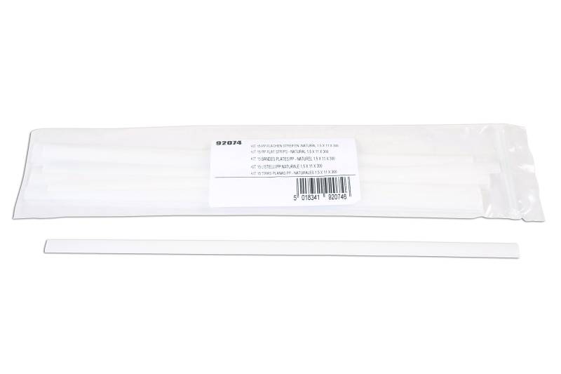 Power-TEC 92074 PP Flat Natural Strips 11mm 15pc von PowerTec