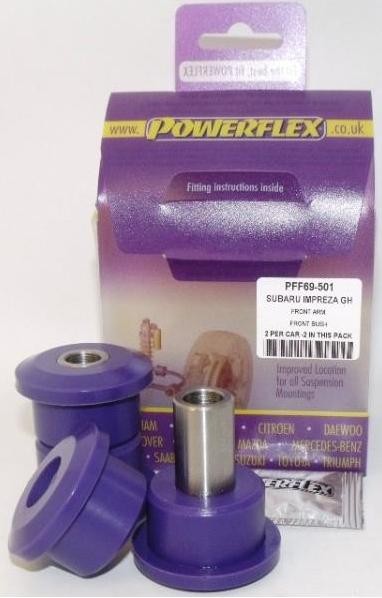 Powerflex Querlenkerlager SUBARU PFF69-501 20204AG04B,20204AG00A,20204AG030 Querlenkerbuchse,Querlenkergummi,Querlenker Gummilager,Lagerung, Lenker von Powerflex