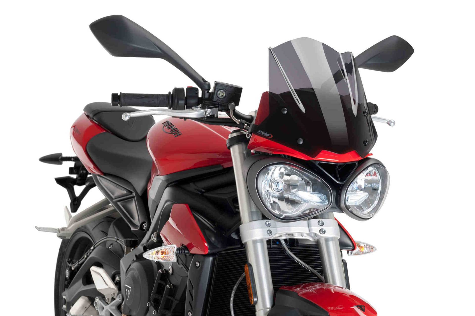 Puig Windschutzscheibe Naked New Generation Sport 9999F für Triumph Street Triple S 17'-19' Puig Windschutzscheibe Naked New Generation Sport 9999F für Triumph Street Triple S 17'-19' von Puig